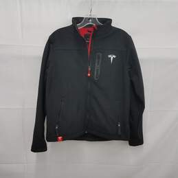 Tesla Polyester & Elastane Black Sport Jacket Size SM