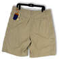 NWT Mens Tan Flat Front Pockets Stretch Regular Fit Cargo Shorts Size 8 image number 2