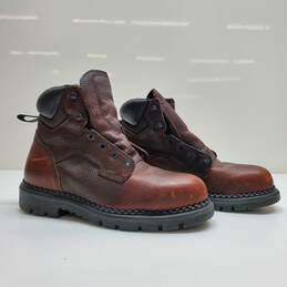 Red Wing Shoes Classic Brown Leather Lined Working Boots Men's Size US 8 2326