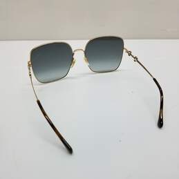 AUTHENTICATED Gucci Square Gold Tone Metal Frame Sunglasses alternative image