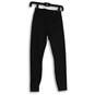 Womens Black Elastic Wasit High Rise Pull-On Ankle Leggings Size 4 image number 2