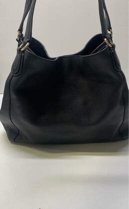 Coach Pebble Leather Edie Shoulder Bag Black alternative image