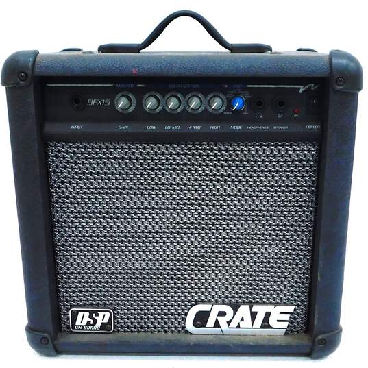 Crate Brand BFX15 Model Electric Bass Guitar Amplifier w/ Power Cable image number 1