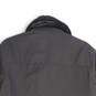 Mens Black Long Sleeve Spread Collar Full-Zip Jacket Size Small image number 4