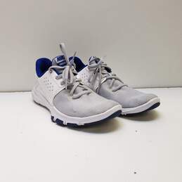 Nike Men's Flex Control TR3 White/Blue/Gray Sneaker Sz. 8
