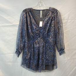 Anthropologie Gretchen Smocked Tunic Top NWT Size S