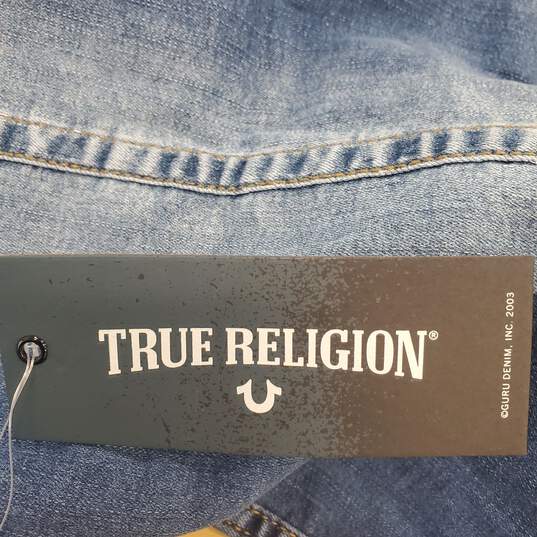 True Religion Women Jean Jacket XL NWT image number 5