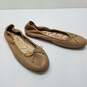 Sam Edelman Women's Tan Leather Slip On Bow Ballet Flats Size 10M image number 1