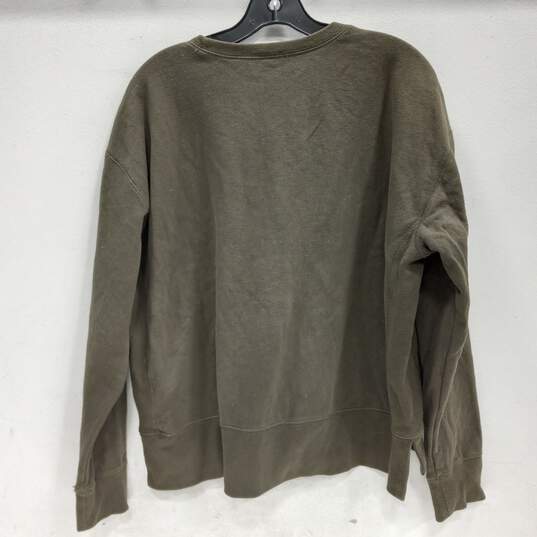 Polo Ralph Lauren Men's Green LS Pullover Sweatshirt Size XL image number 2