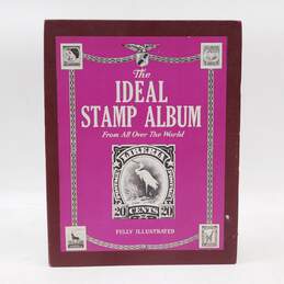 VNTG 1960's Grossman Stamp Co., Inc. Brand Ideal Stamp Album w/ Stamps