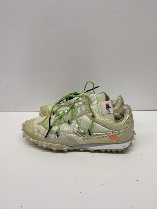 Authentic Nike Off-White x Waffle Racer Electric Green M 12 image number 2