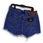 NWT Womens Blue Denim 501 High Rise 5-Pocket Design Cut-Off Shorts Size 33 image number 2