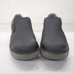 DeWalt SFC Plasma Slip On ST Black Leather Slip Resistant Work Shoes Men's Size 10 alternative image