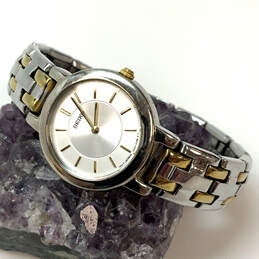Designer Seiko Two-Tone Classic Chain Strap Round Dial Analog Wristwatch