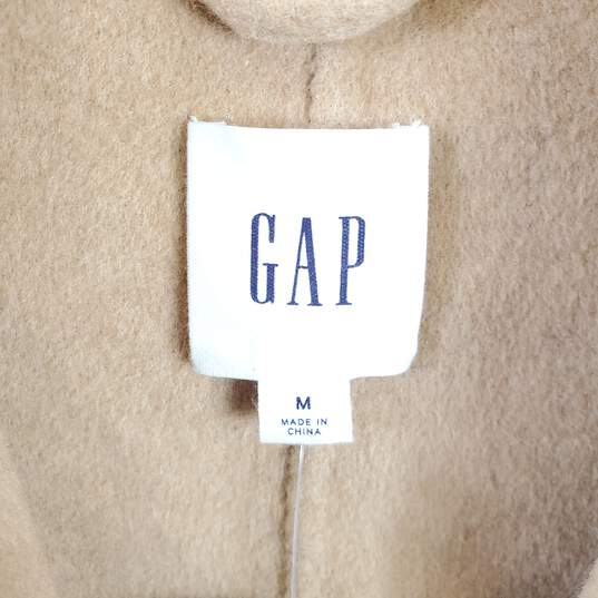Gap Women Brown Wool Trench Coat M NWT image number 3