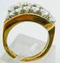 18K Yellow Gold 1.40 CTTW Graduated Diamond Bypass Ring 9.8g image number 2