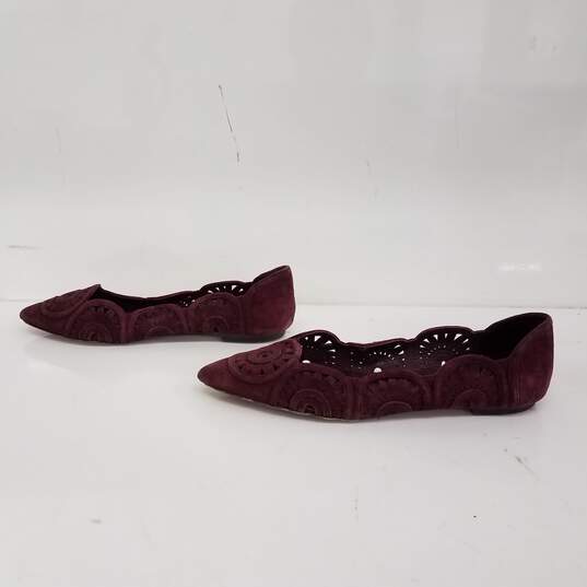 Tory Burch Suede Flats Size 6M image number 1
