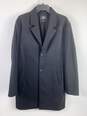 7 For All Mankind Women Black Trench Coat L image number 1