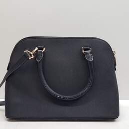 Michael Kors Saffiano Leather Satchel Bag Black alternative image