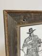 Where's Mama? Cowboy Rustic Print by Glen S. Powell Signed Realism Matted Framed image number 3