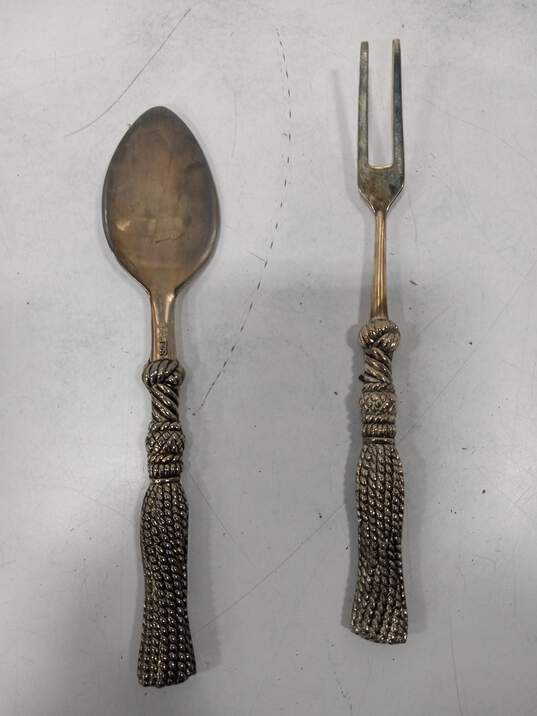 Silea Rope Tassel Handle Silver Plated Cutlery image number 5