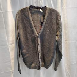 Pierre Cardin Cotton Button Up Cardigan Sweater NWT Size L