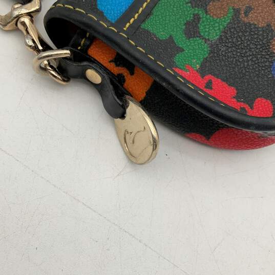 Dooney And Bourke Womens Multicolor Leather Mickey Mouse Coin Wristlet Wallet image number 4