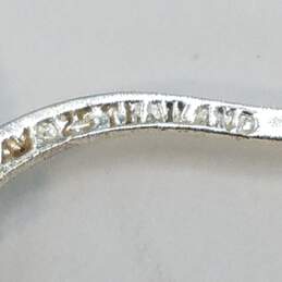 Sterling Silver Hoop Earrings Pendant Sz 1, 3 1/2 Ring Bundle 5pcs 12.3g alternative image