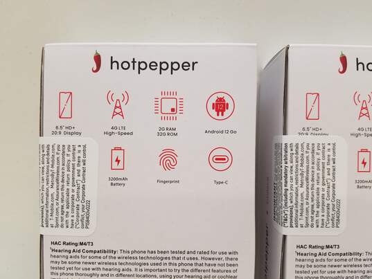 Hot Pepper Chilaca - Smartphones Model: HPP-L60A (32GB) Black | Lot of 2 image number 3