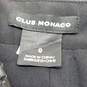 Club Monaco Black Faux Leather Pleated Distressed Skirt Size 0 image number 3