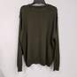 Mens Green Knitted Crew Neck Long Sleeve Casual Pullover Sweater Size XXL image number 2