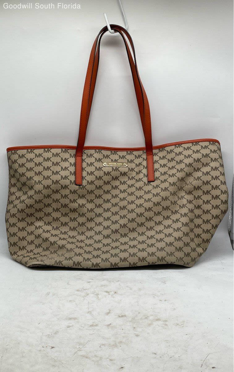 Buy the Michael Kors Womens Brown Handbag | GoodwillFinds