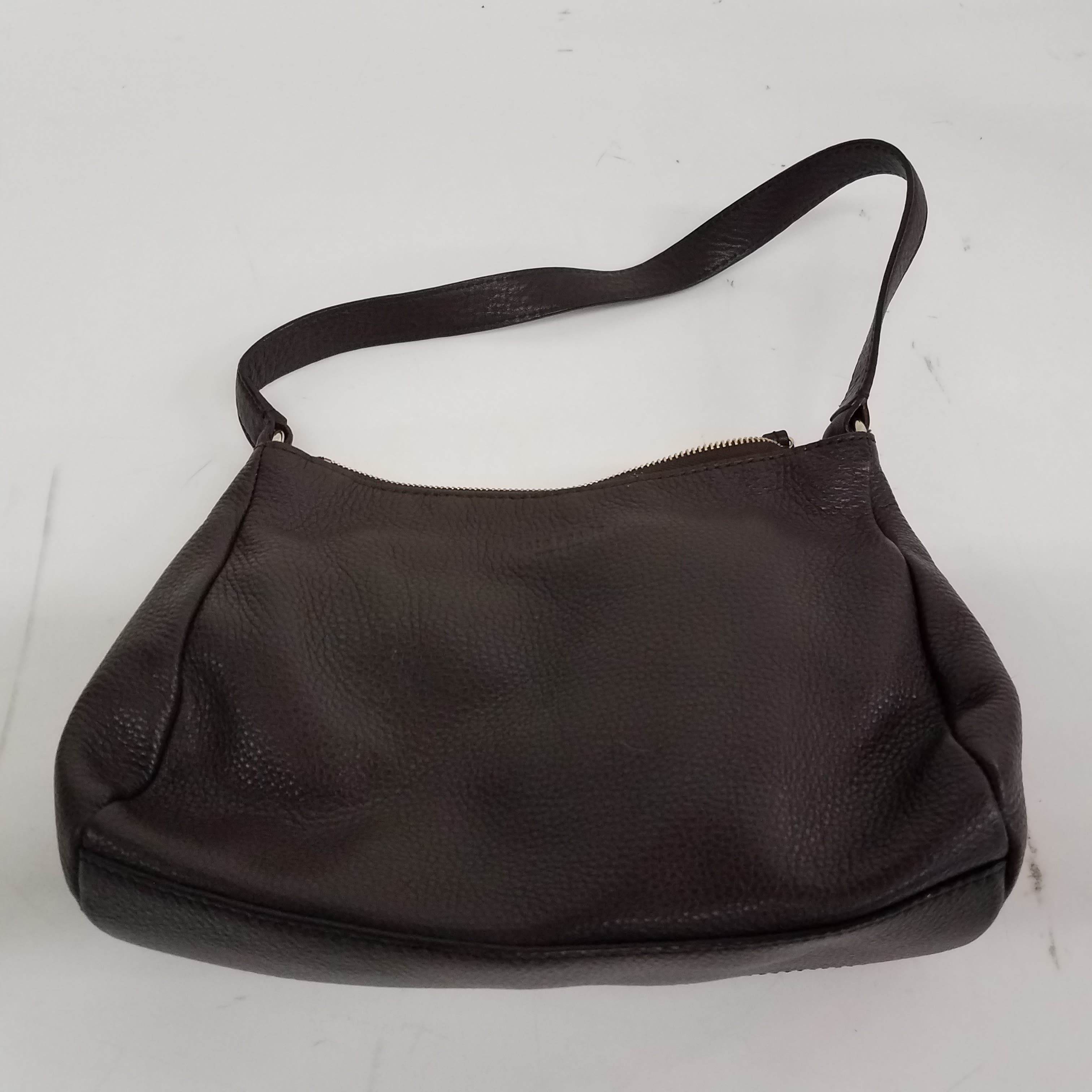 Buy the Kate Spade Black Pebbled Leather Shoulder Bag | GoodwillFinds