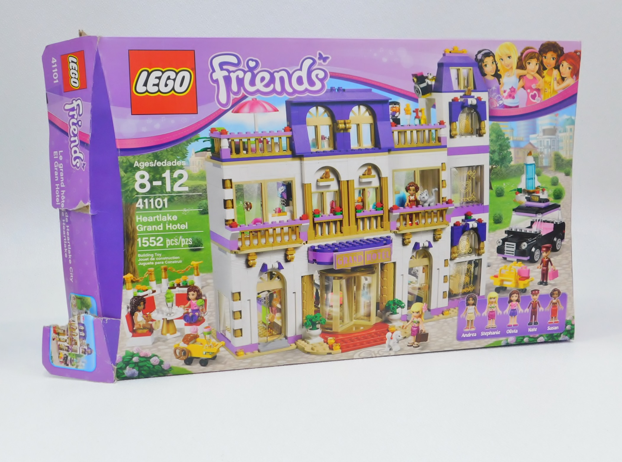 Spotlijster Dakloos niet Buy the LEGO Friends 41101 Heartlake Grand Hotel IOB W/ Manual & #6-11  Sealed Poly Bags | GoodwillFinds