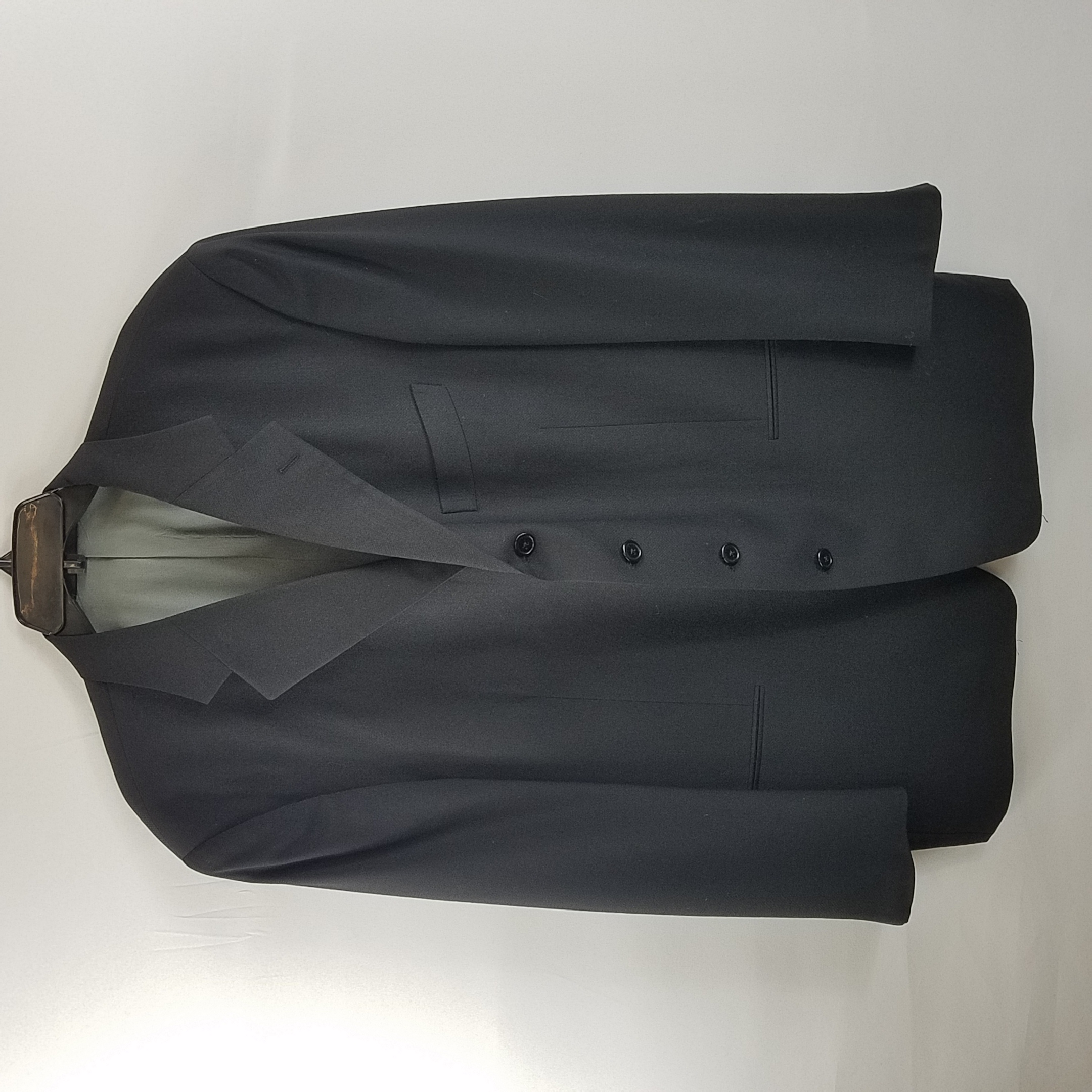 Buy the Givenchy Men Black Wool Suit Coat 46 XL | GoodwillFinds