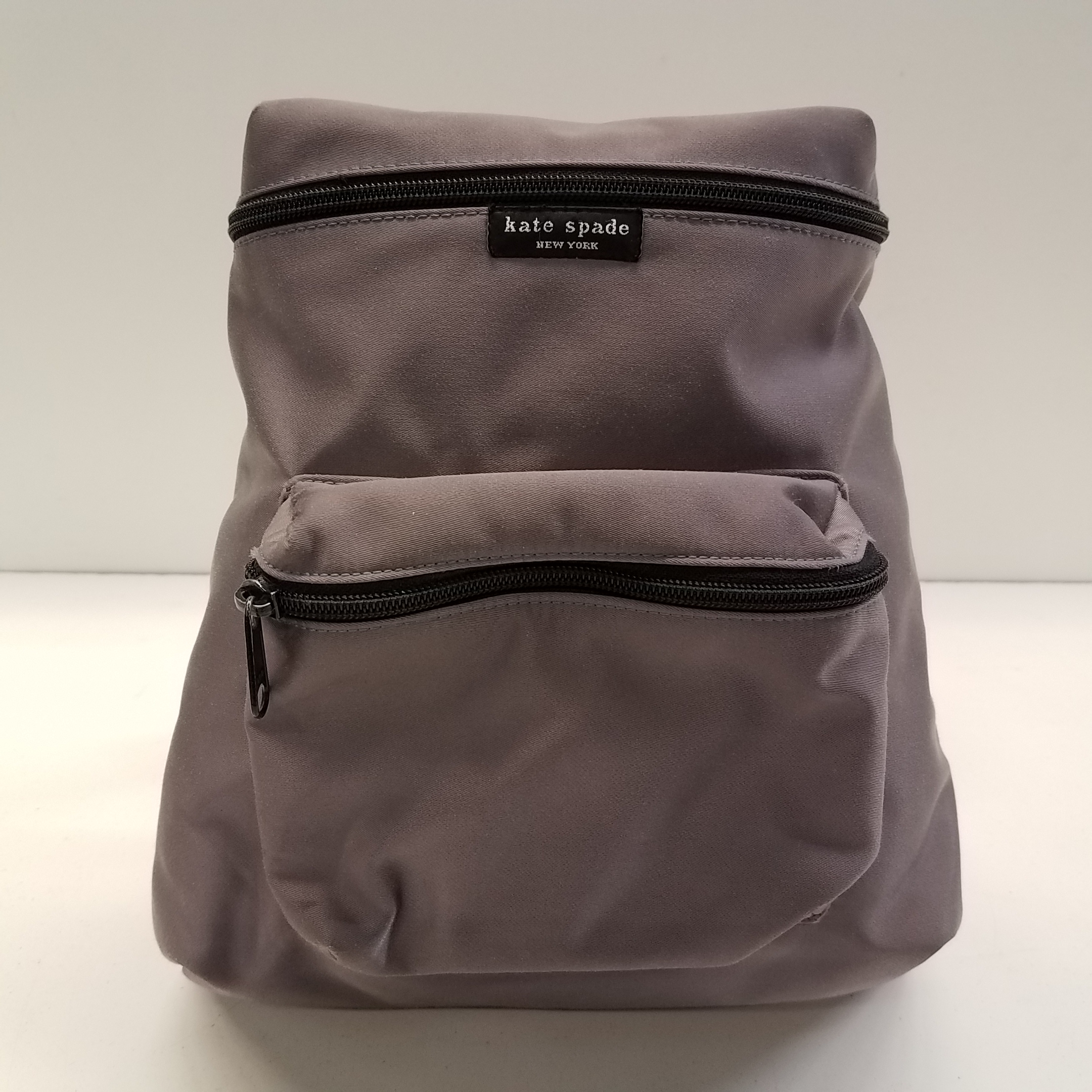 Buy the Kate Spade Grey Small Backpack | GoodwillFinds
