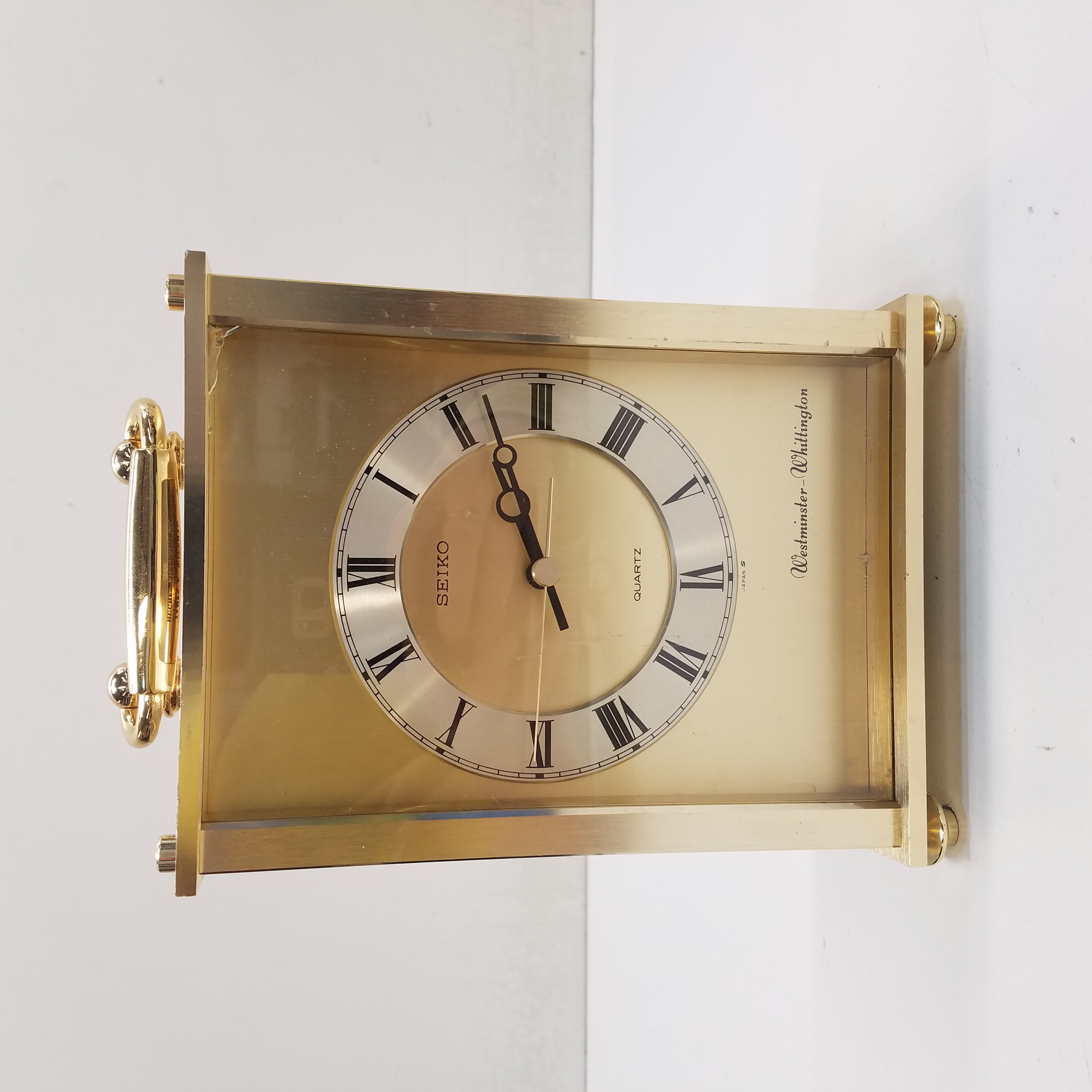 Buy the Seiko Quartz Westminster-Whittington Mantel Clock | GoodwillFinds