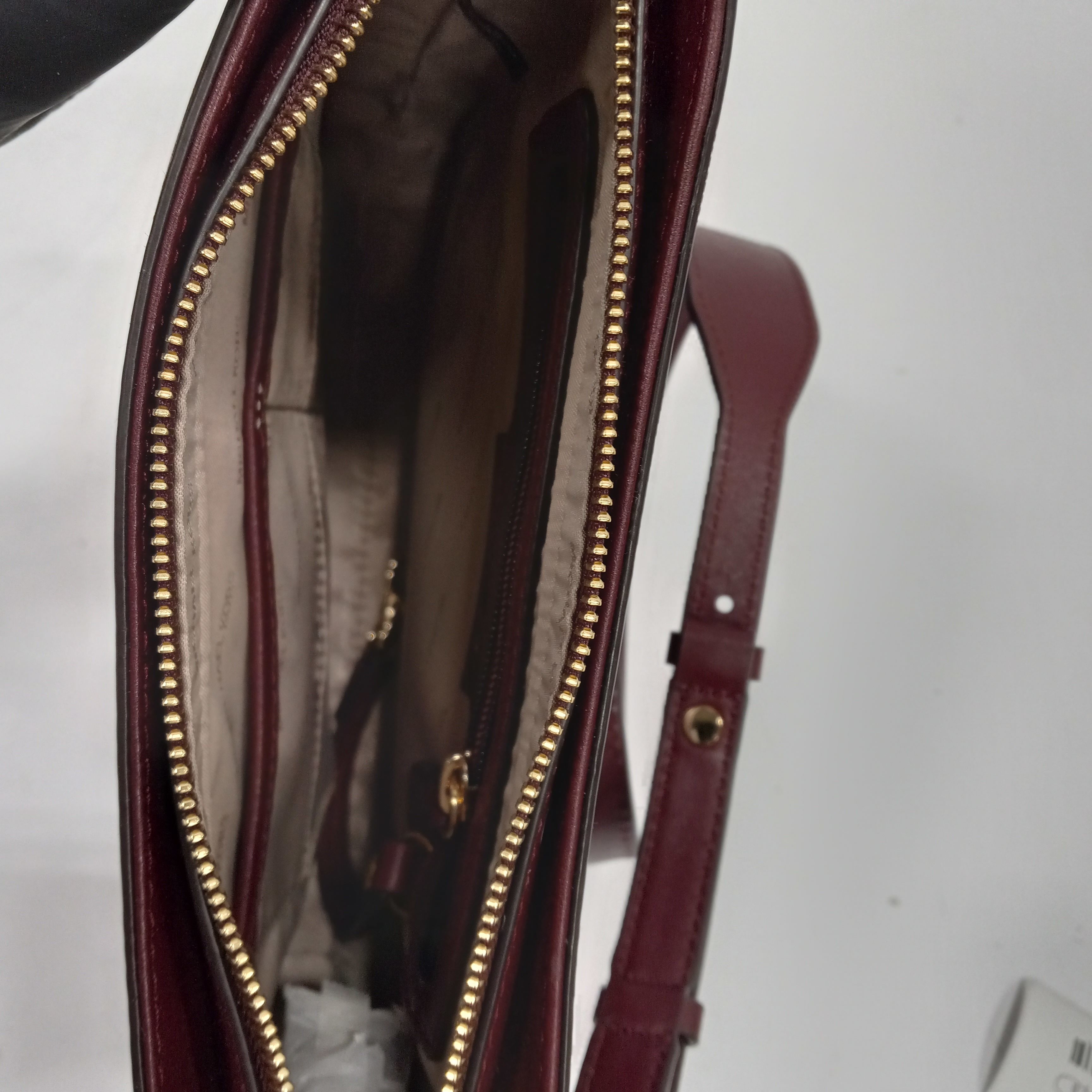 Buy the Bundle of 2 Michael Kors Burgundy Bag & Pink Wallet | GoodwillFinds
