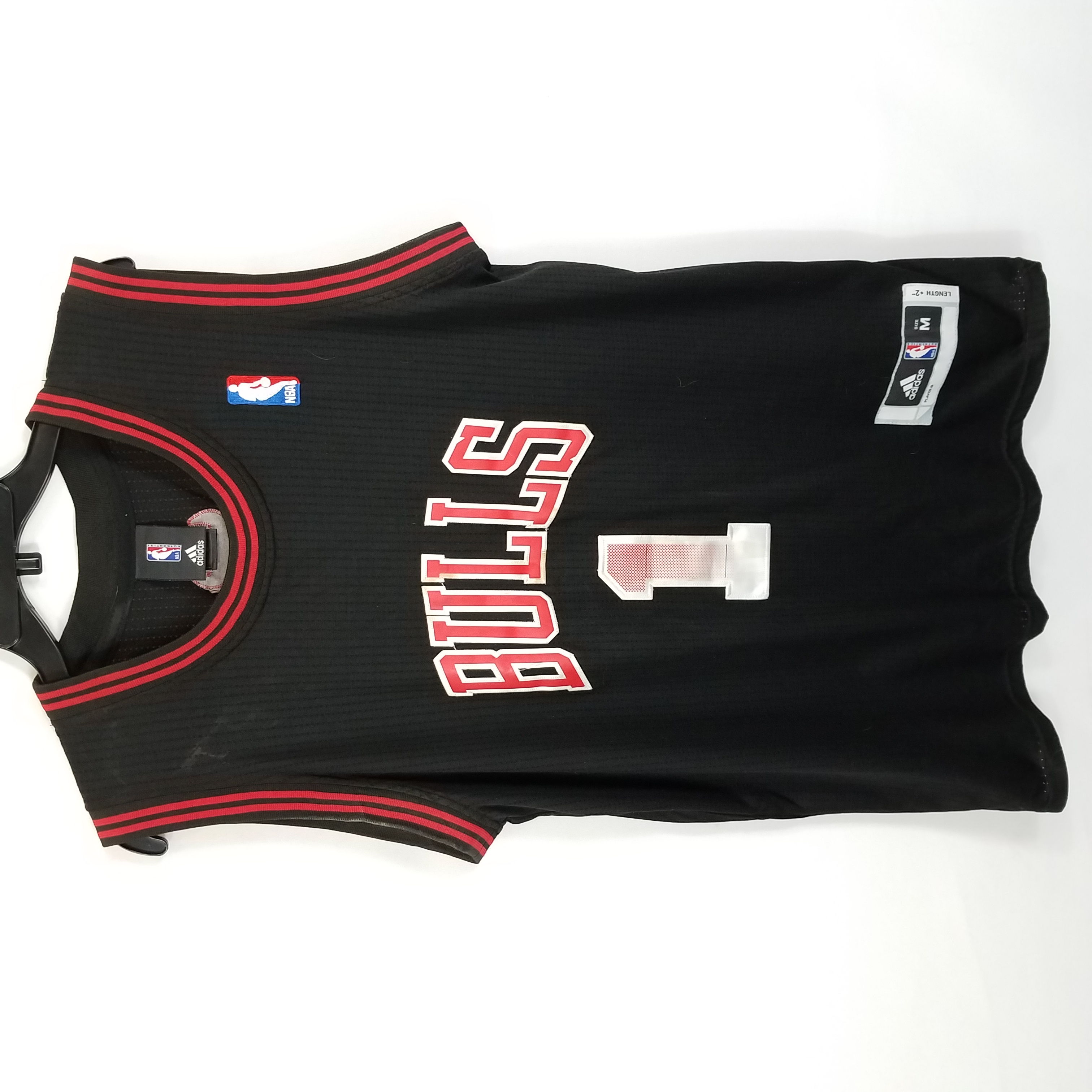 Adidas Chicago Bulls Derrick Rose #1 NBA Jersey Gray Stitched Adult Size  Medium