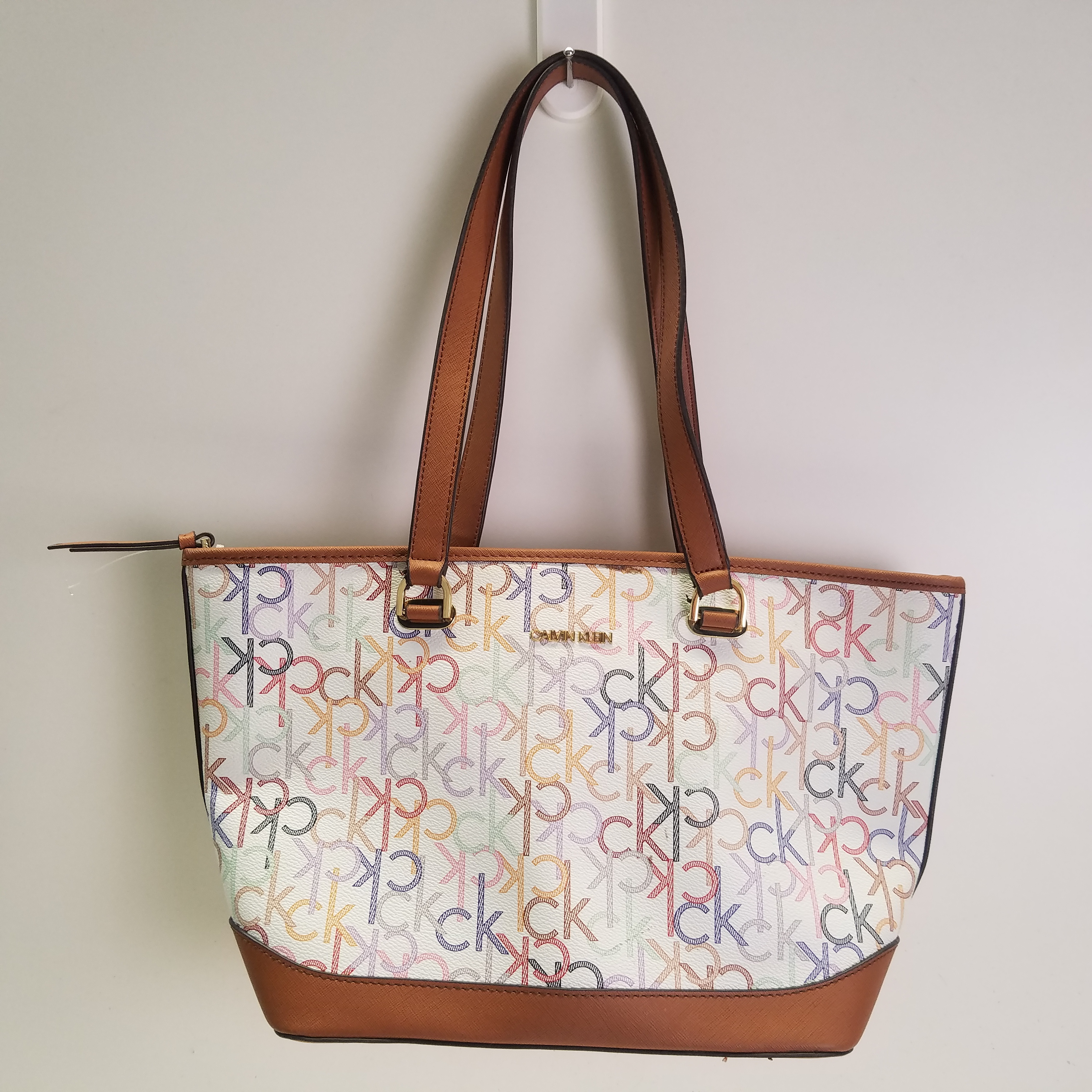 Calvin Klein Purse/Handbag Large Tote RN 54163 CA 57151 Brown