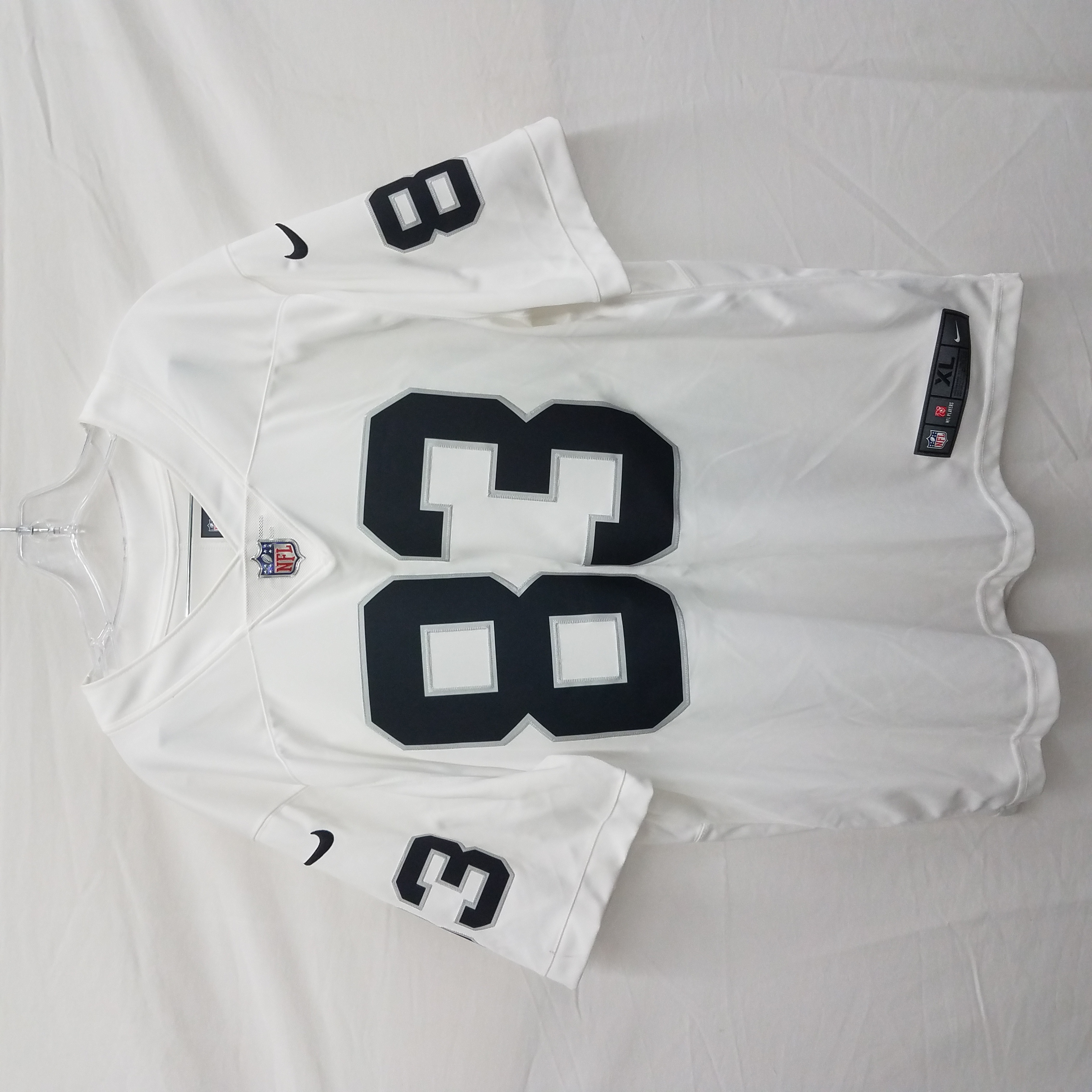 Buy the Nike NFL Las Vegas Raiders #83 Darren Waller Jerseys White Size XL