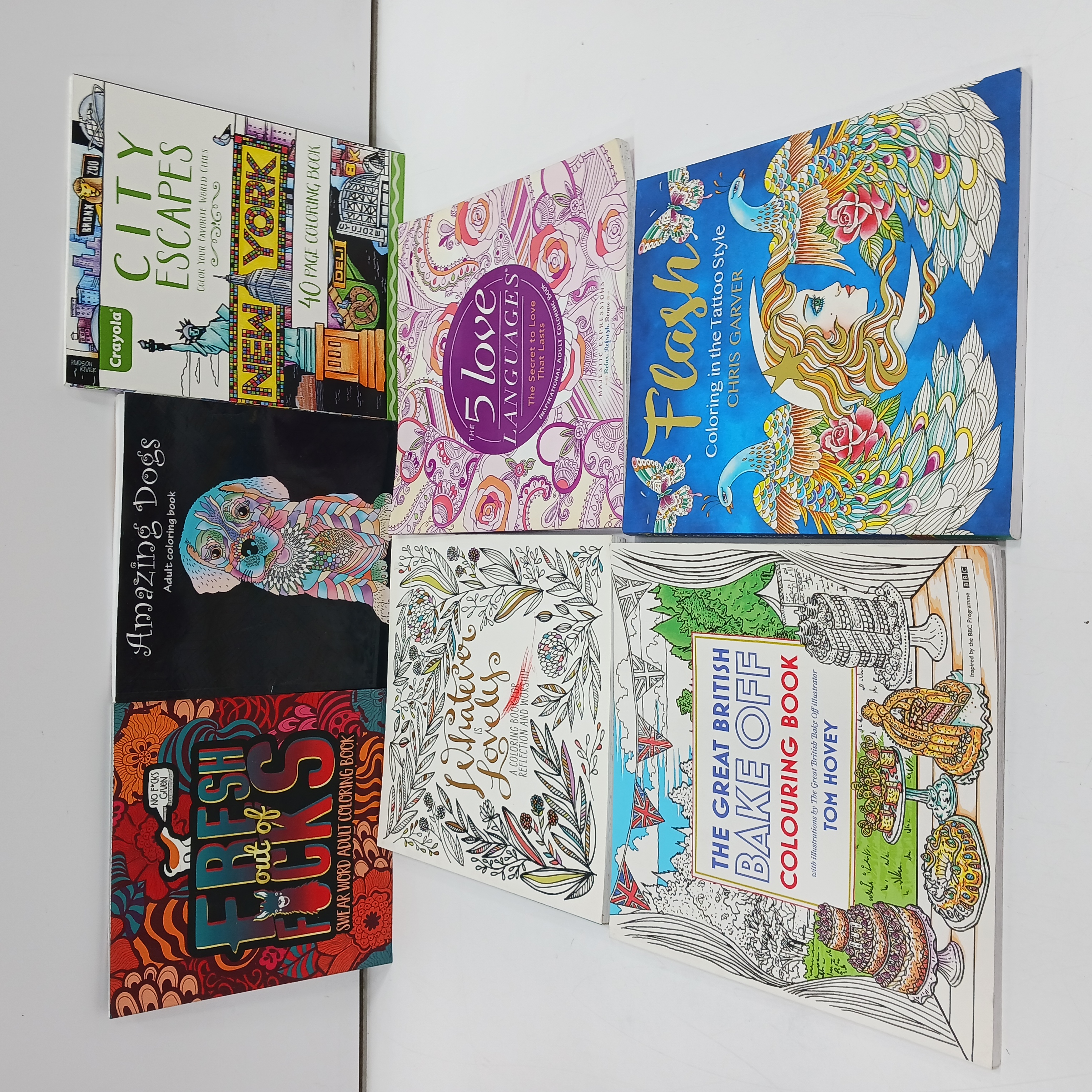 Buy Lot of 21 Adult Coloring Books for USD 21.21   GoodwillFinds