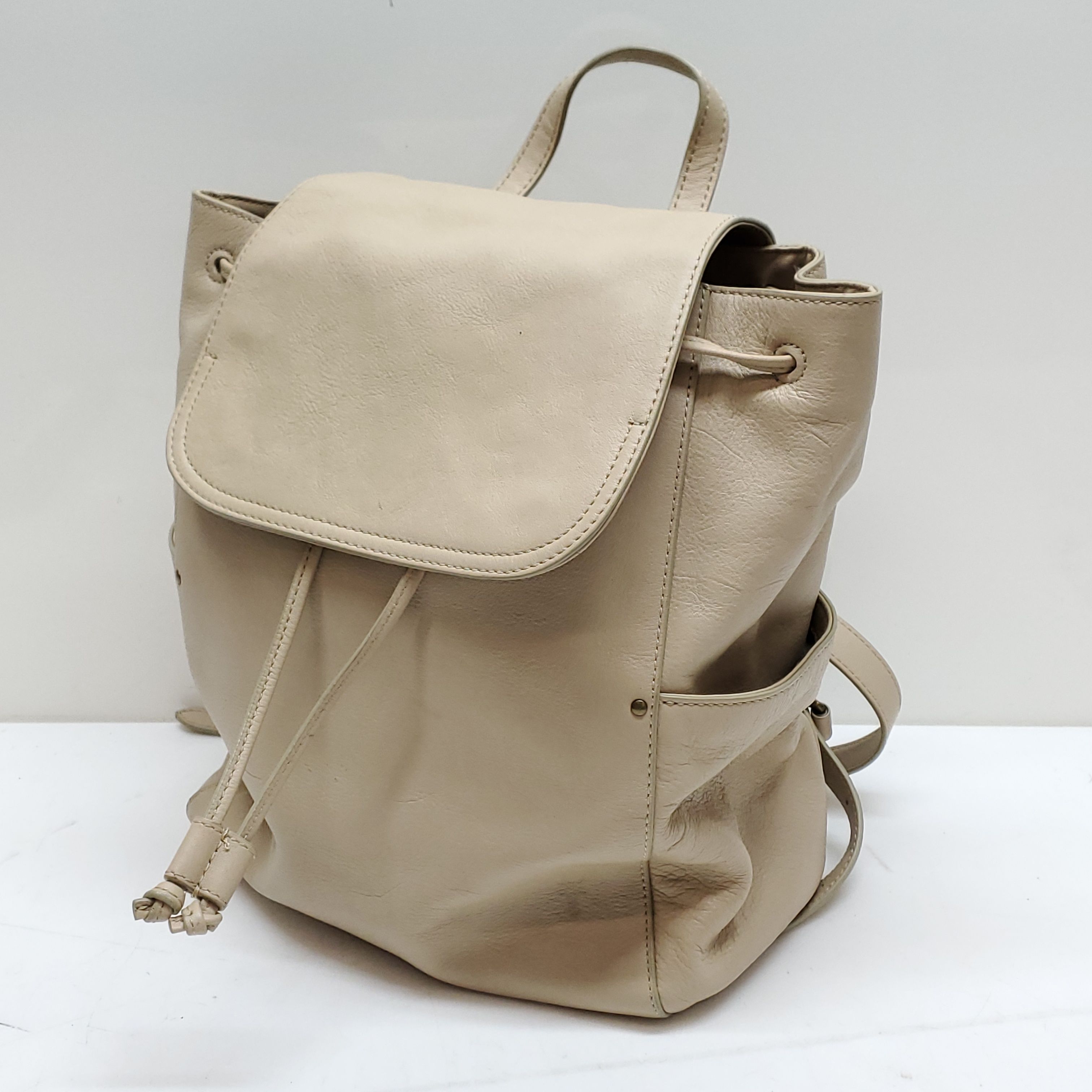 Buy the Frye Leather Backpack | GoodwillFinds