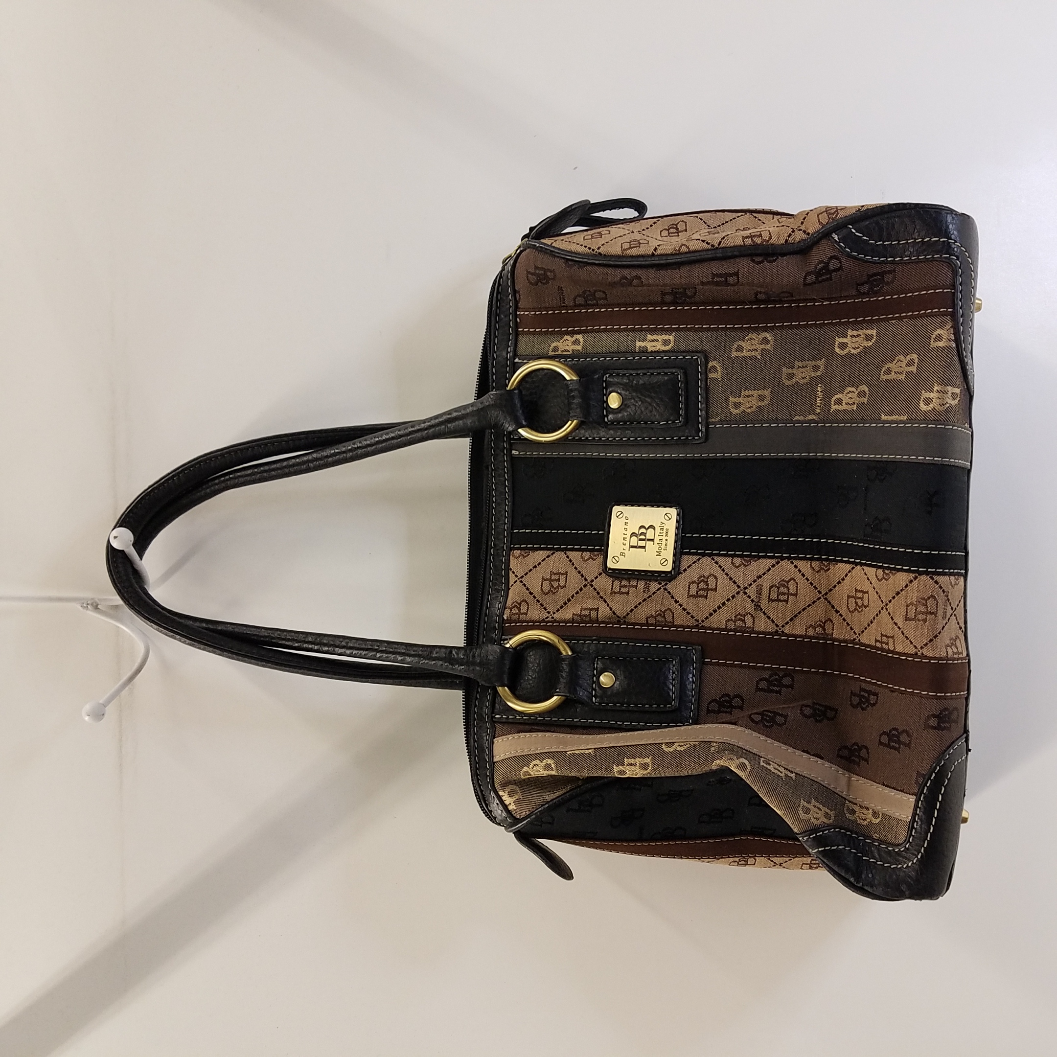 Buy the Brentano Moda Black Shoulder Bag | GoodwillFinds