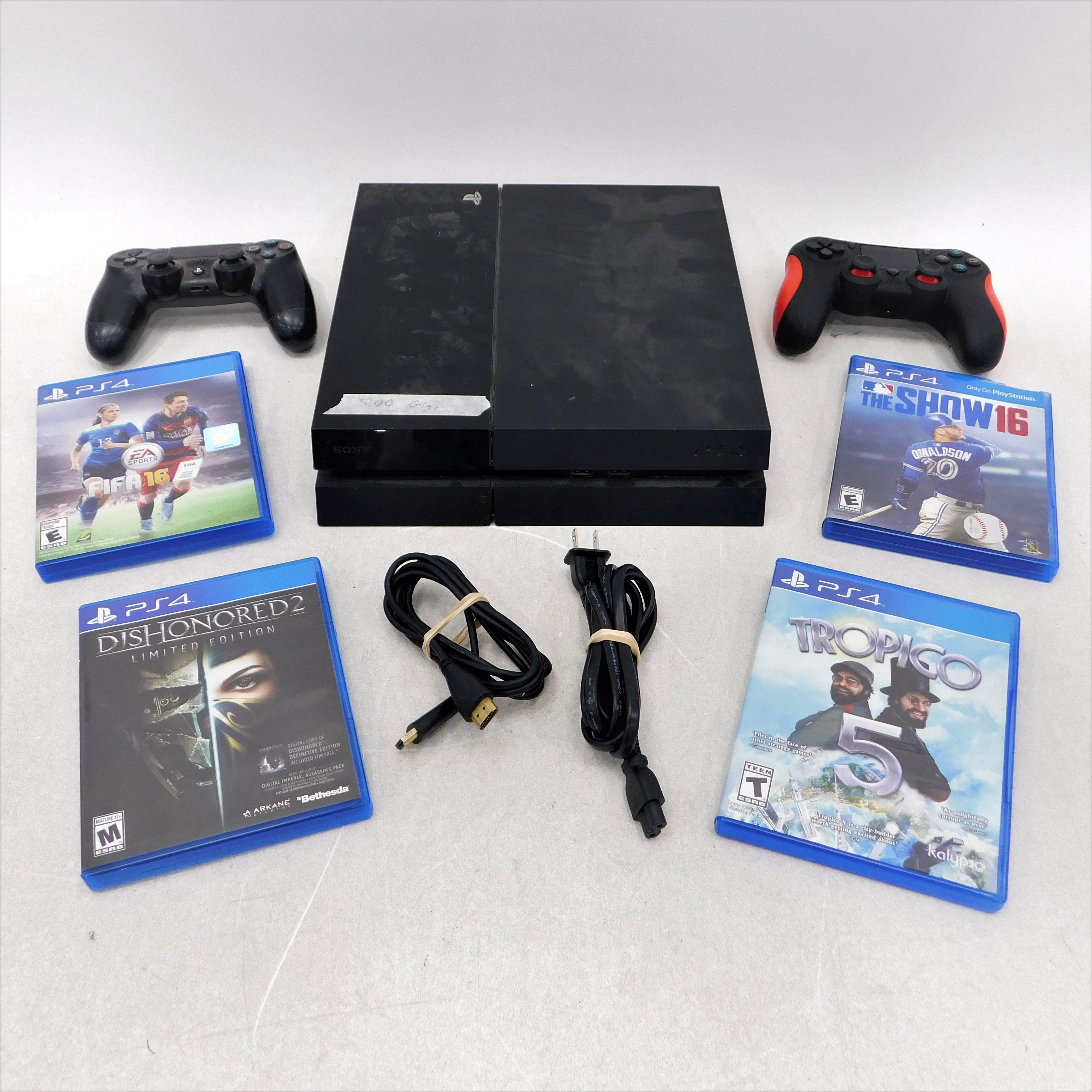 Buy the Sony PlayStation 4 w/ 4 Games 5 | GoodwillFinds