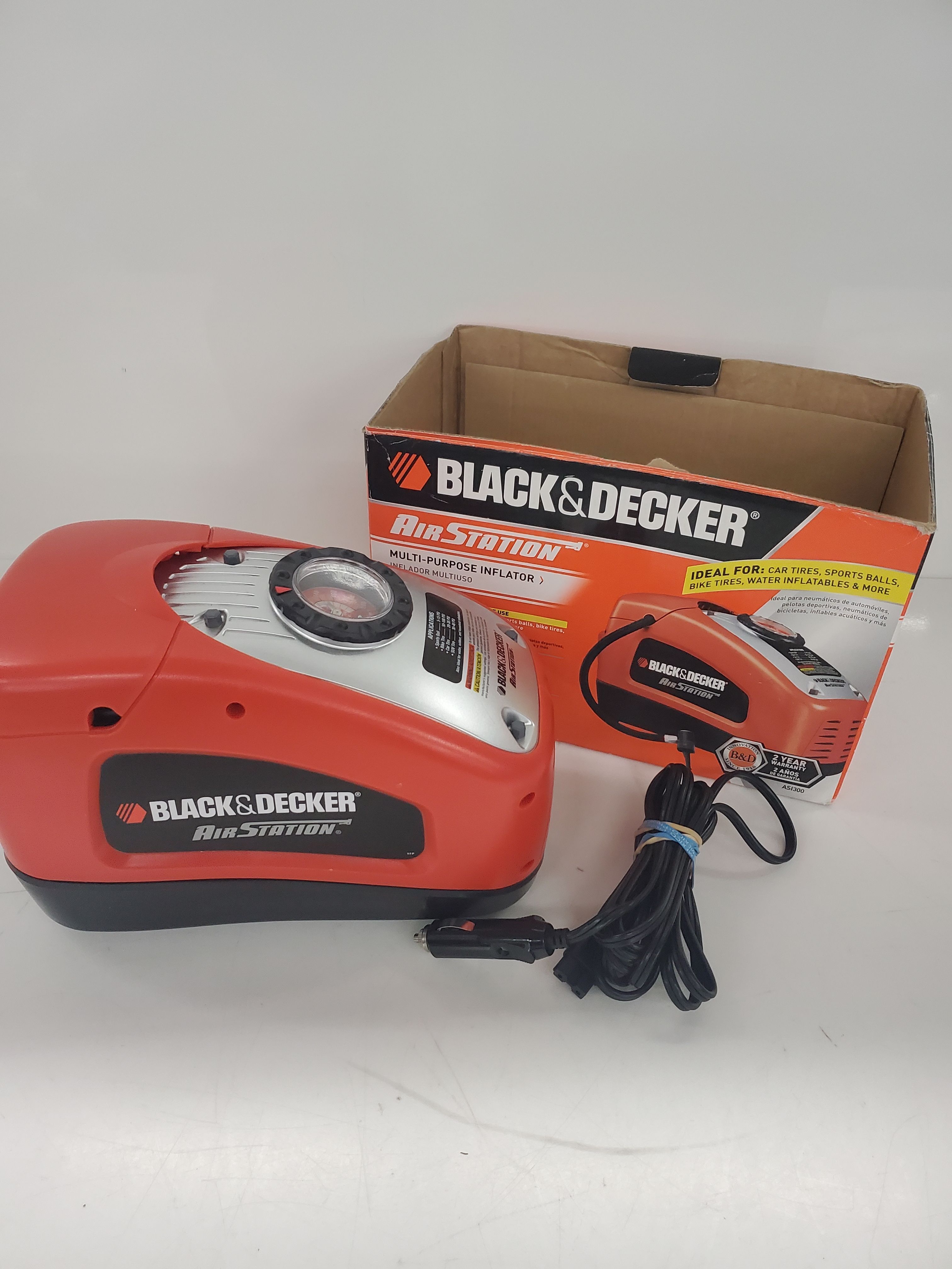 Buy Black and Decker Air Station Multi-Purpose Inflator - Untested for USD  29.99 | GoodwillFinds