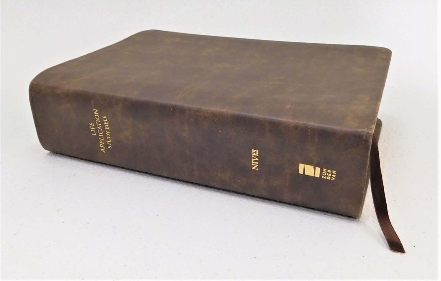 Buy the NIV Large Print Life Application Study Bible Zondervan (Bonded ...