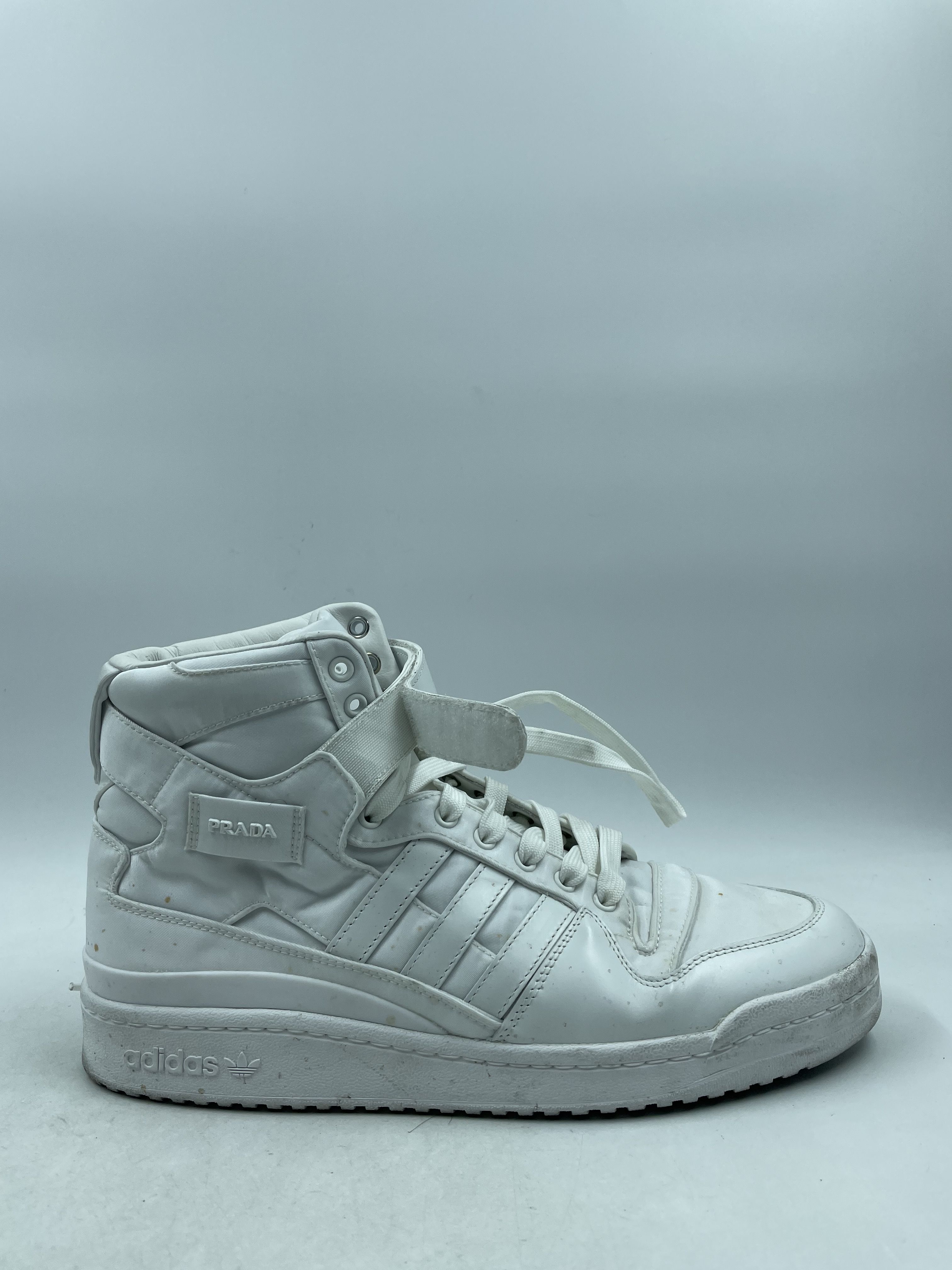 Buy Authentic Prada X adidas Forum High Re-Nylon M 9.5 for USD 189.99 |  GoodwillFinds