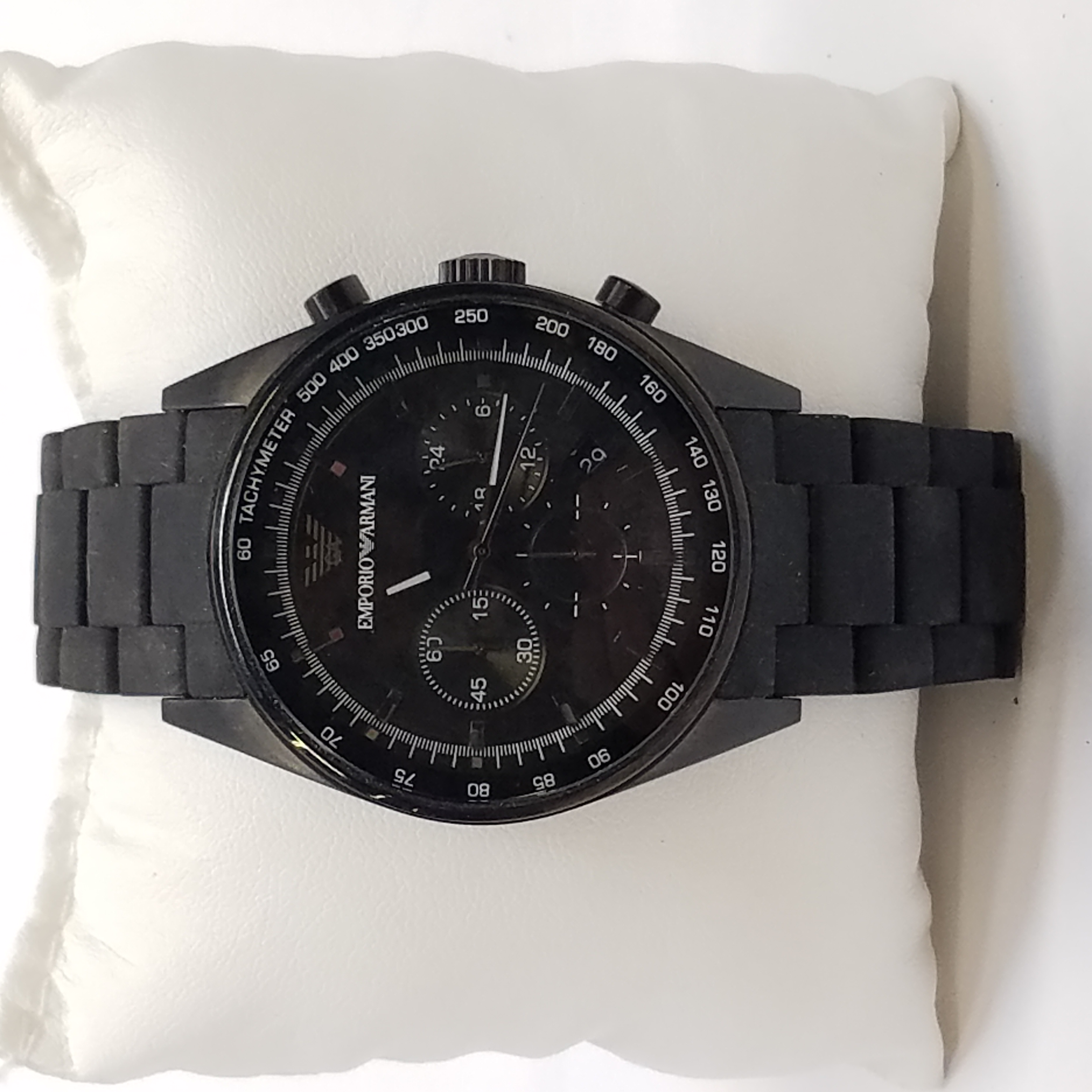 Buy the Emporio Armani AR5981 Multi-Dial W/ Tachymeter 50M WR Watch ...
