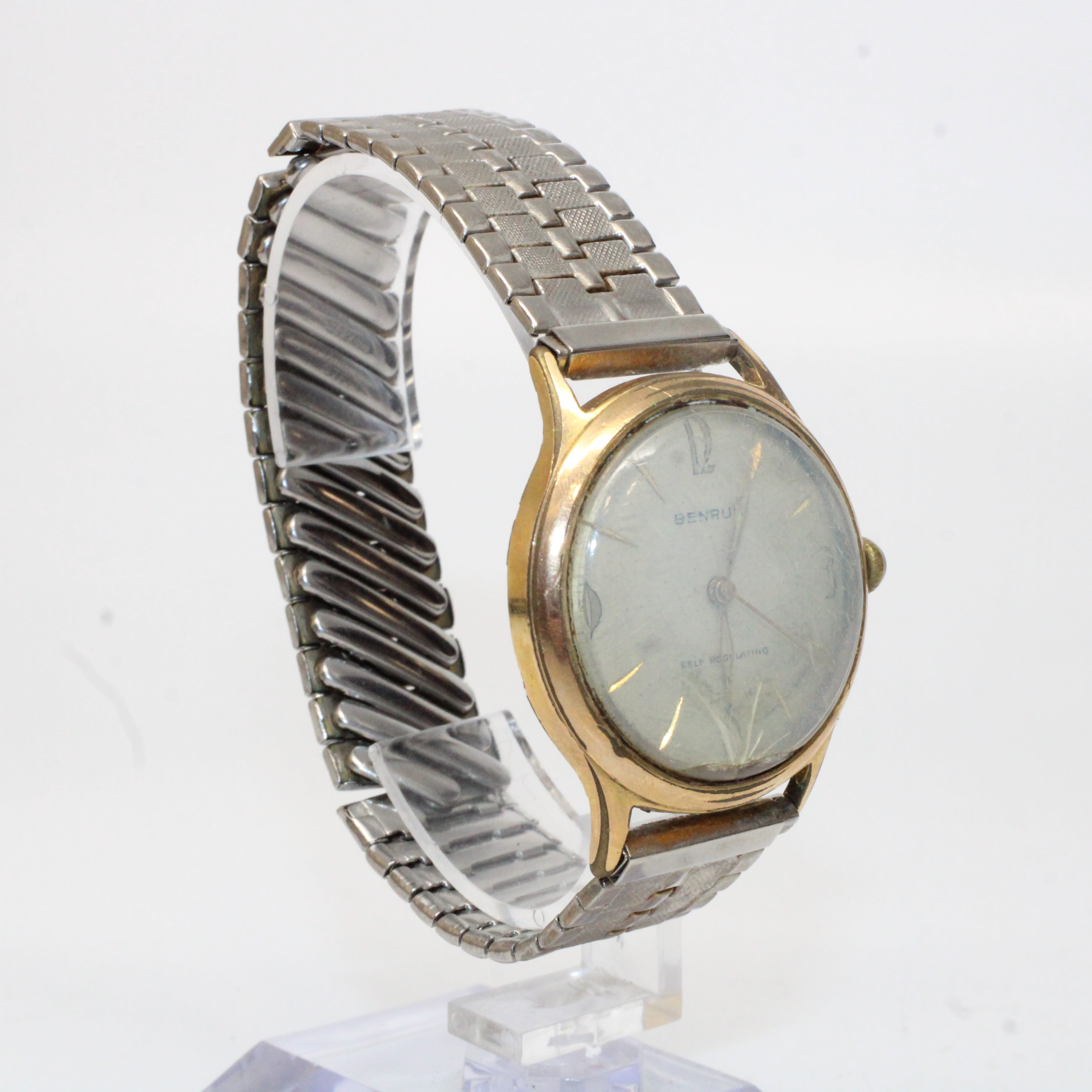 Buy the Vintage Benrus Model ER 23 17 Jewel Self-Regulating Watch ...